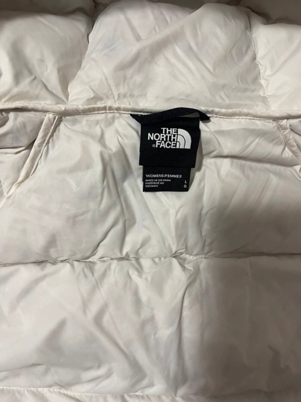 The North Face Hydrenalite Hooded Down Puffer Jacket White Size L - Picture 5 of 6